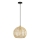 Żyrandol na lince PELO 1xE27/40W/230V śr. 30 cm rattan