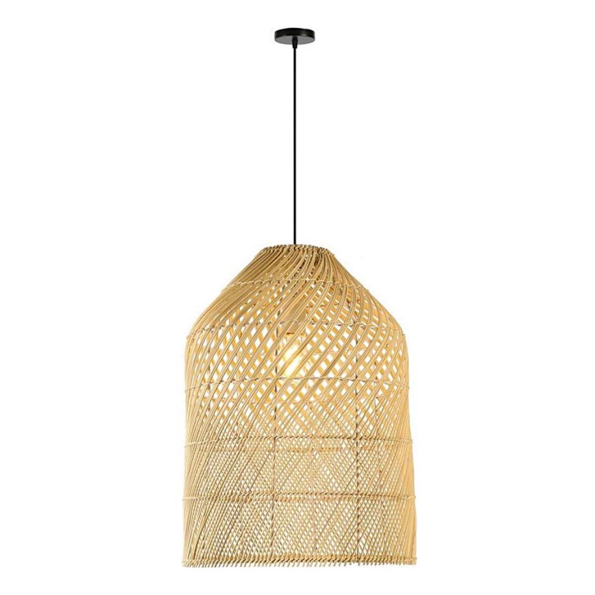 Żyrandol na lince PELO 1xE27/40W/230V śr. 35 cm rattan