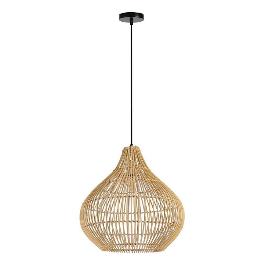 Żyrandol na lince PELO 1xE27/40W/230V śr. 40 cm rattan