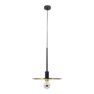 Żyrandol na lince PENY 1xE27/11W/230V czarny/złoty