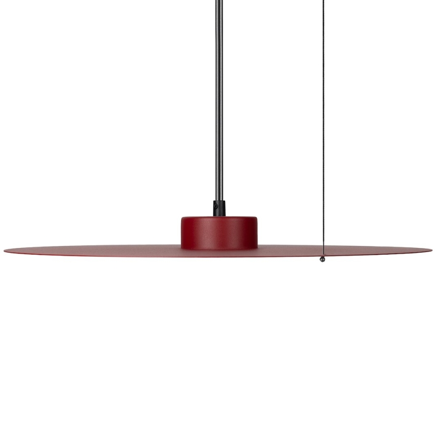 Žyrandol na lince PIATTO 1xGX53/15W/230V śr. 45 cm bordowy