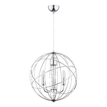 Żyrandol na lince PIKO 3xE14/10W/230V chrom błyszczący
