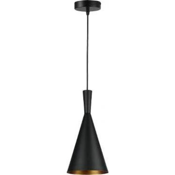 Żyrandol na lince PINIO 1xE27/60W/230V śr. 19 cm czarny