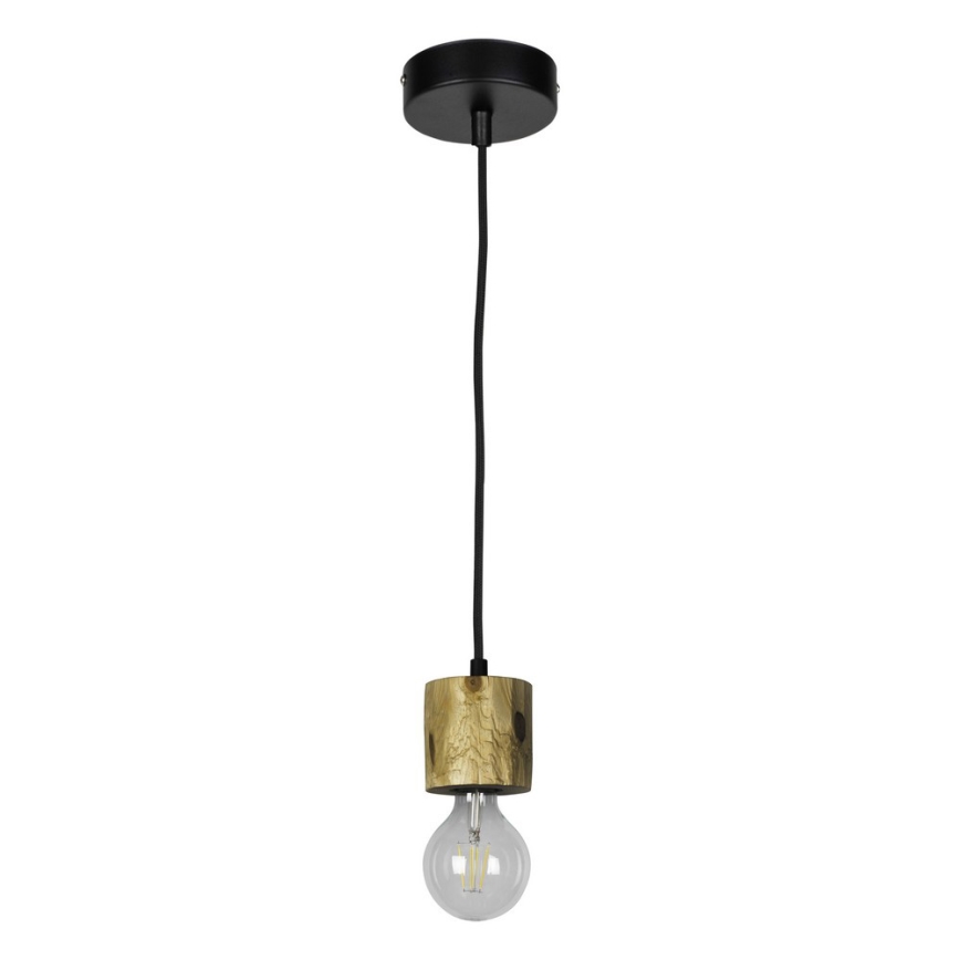 Żyrandol na lince PINO 1xE27/60W/230V sosna