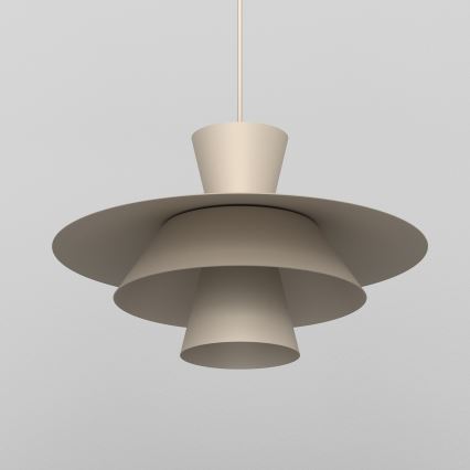 Żyrandol na lince PLATO 1xE27/15W/230V beżowy