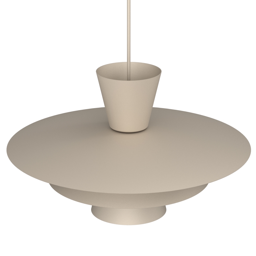 Żyrandol na lince PLATO 1xE27/15W/230V beżowy
