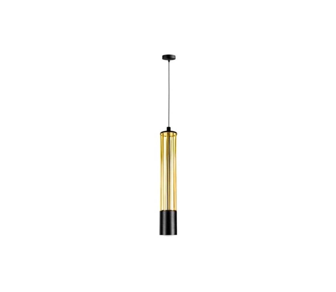 Żyrandol na lince PRESCOT 1xGU10/40W/230V złoty