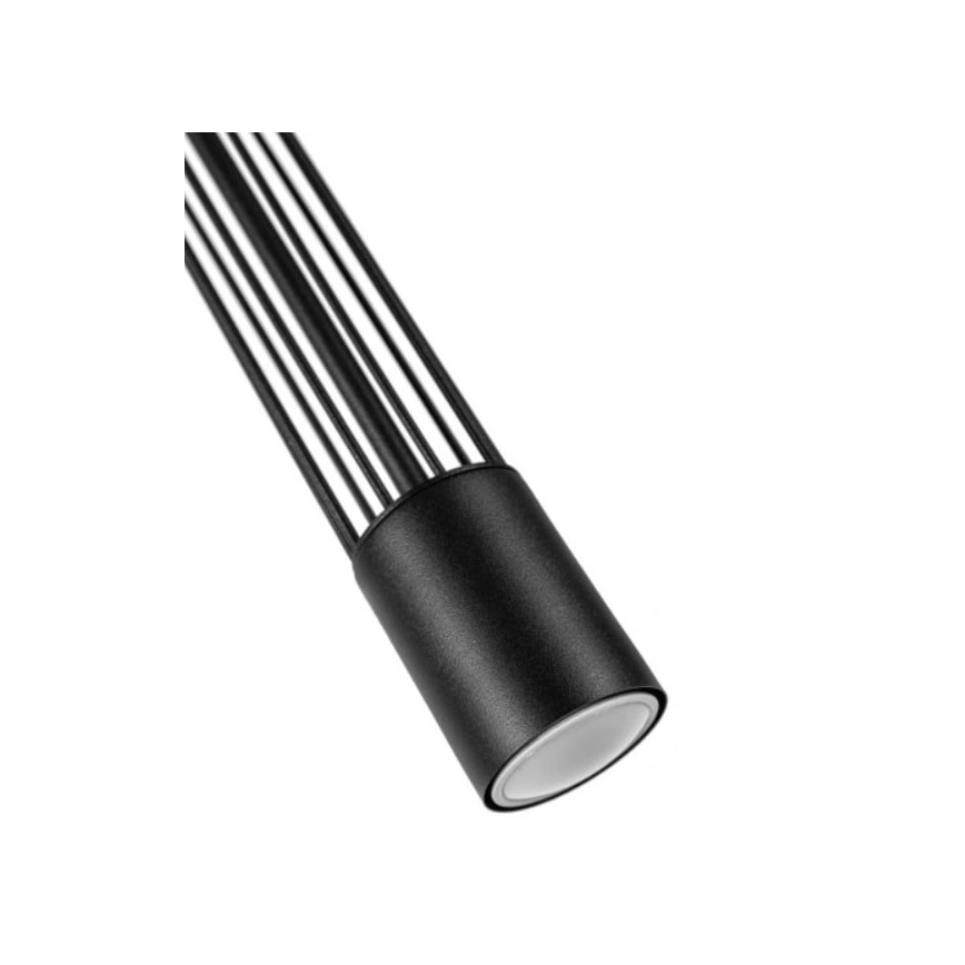 Żyrandol na lince PRESCOT 2xGU10/40W/230V czarny