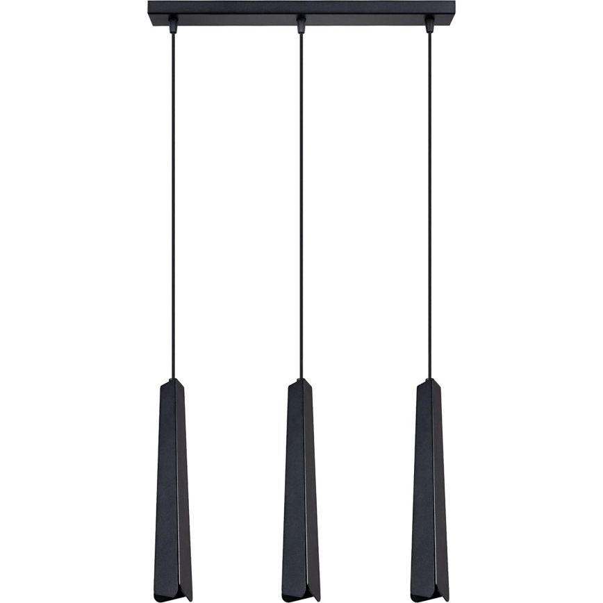 Żyrandol na lince PRYSM 3xG9/8W/230V czarny