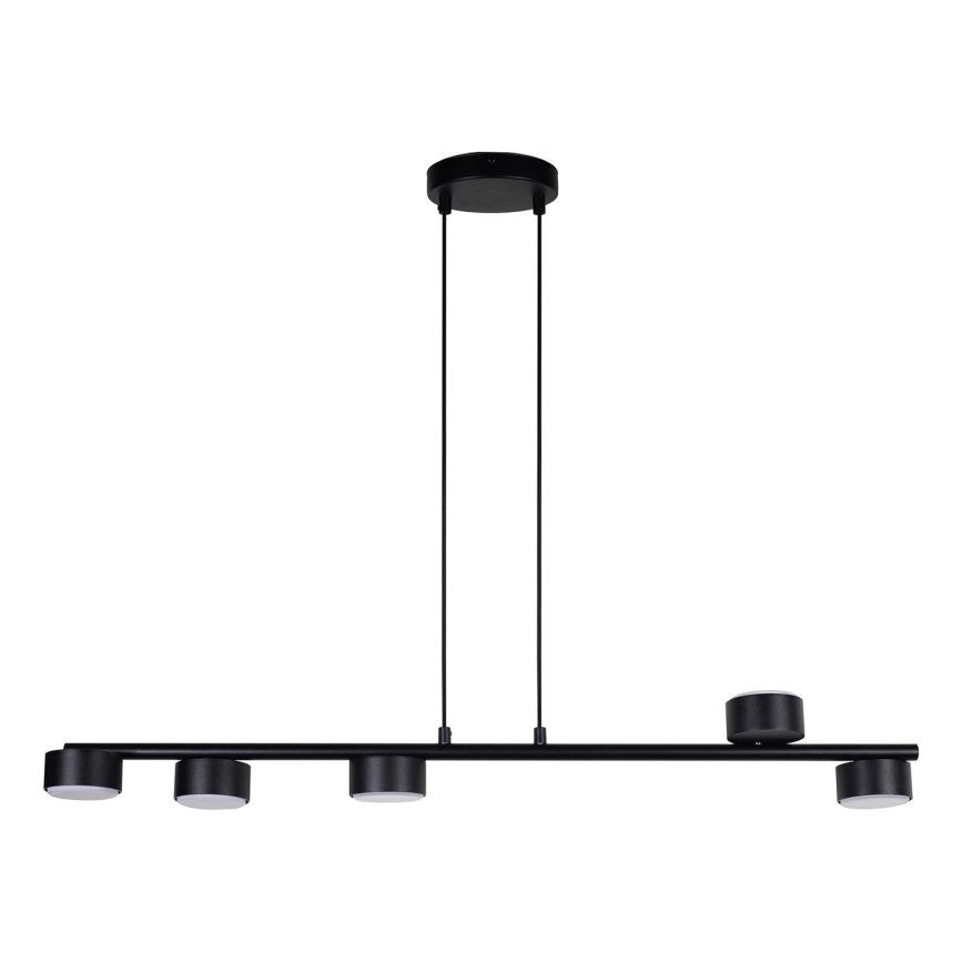 Żyrandol na lince PUNTO 5xGX53/12W/230V czarny