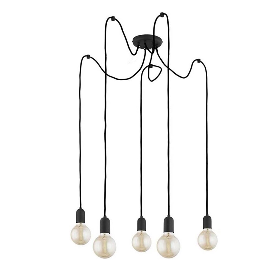 Żyrandol na lince QUALLE 5xE27/60W/230V