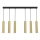 Żyrandol na lince RAITO 6xGU10/8W/230V mosiądz