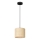 Żyrandol na lince RATTAN 1xE27/60W/230V śr. 18 cm rattan