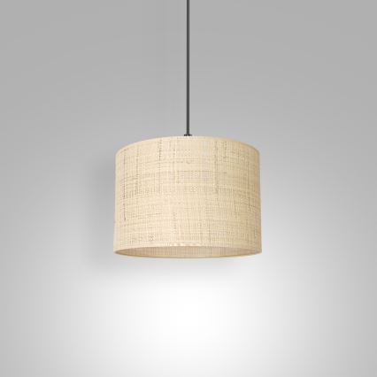 Żyrandol na lince RATTAN 1xE27/60W/230V śr. 25 cm rattan