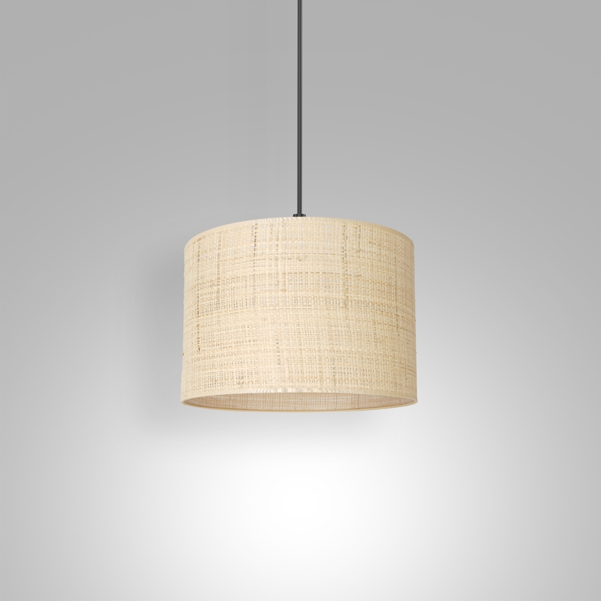 Żyrandol na lince RATTAN 1xE27/60W/230V śr. 25 cm rattan