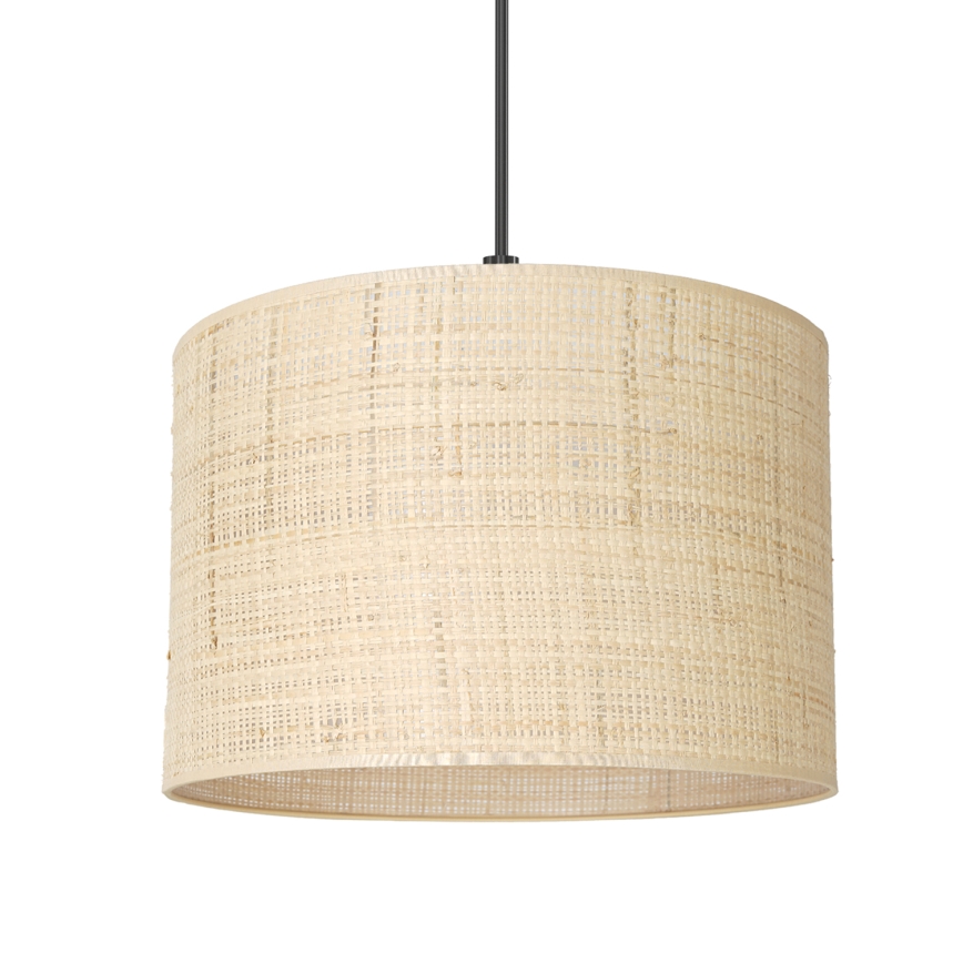 Żyrandol na lince RATTAN 1xE27/60W/230V śr. 25 cm rattan