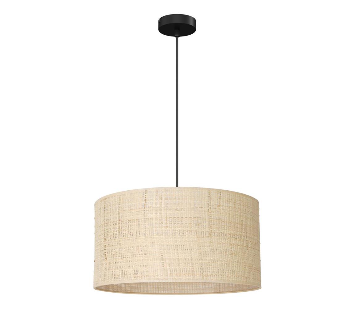 Żyrandol na lince RATTAN 1xE27/60W/230V śr. 40 cm rattan