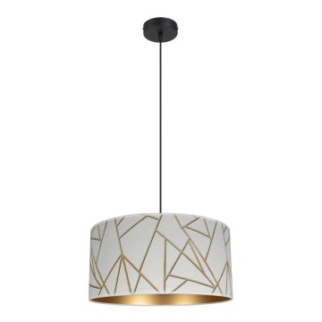 Żyrandol na lince RELLA 1xE27/60W/230V biały/złoty