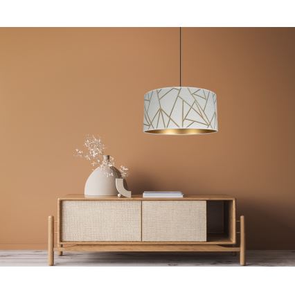 Żyrandol na lince RELLA 1xE27/60W/230V biały/złoty