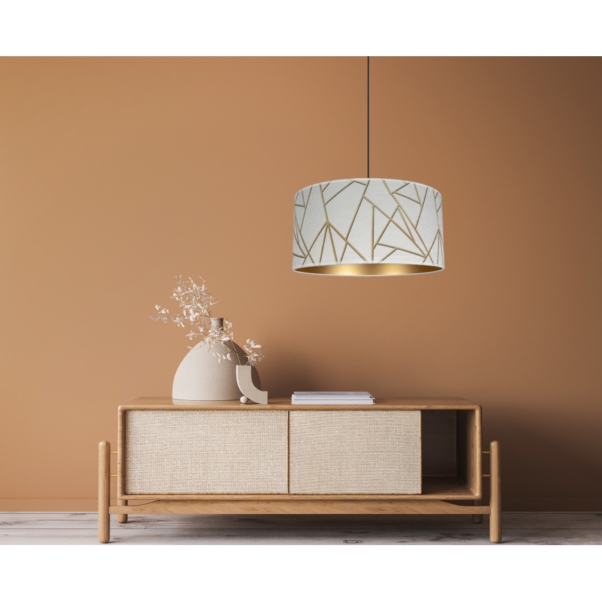 Żyrandol na lince RELLA 1xE27/60W/230V biały/złoty