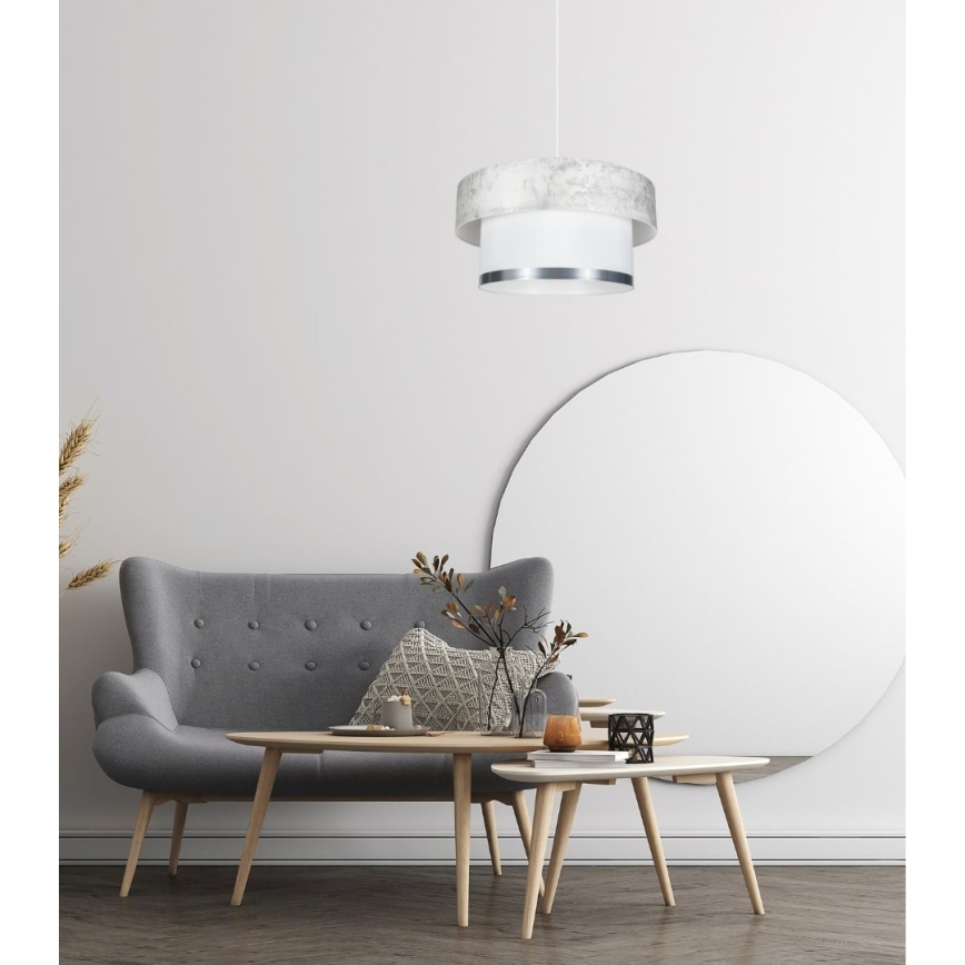 Żyrandol na lince RESSA 1xE27/60W/230V kremowy