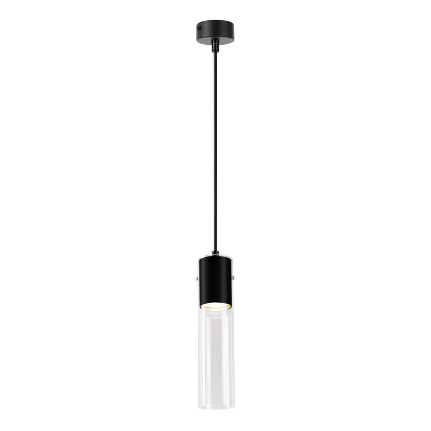 Żyrandol na lince RICKY 1xGU10/10W/230V czarny