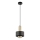 Żyrandol na lince RIF LUX 1xGX53/12W/230V śr. 15 cm czarny/złoty