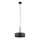 Żyrandol na lince RIF LUX 1xGX53/12W/230V śr. 25 cm czarny/chrom błyszczący