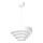 Żyrandol na lince RINGS 1xE27/15W/230V biały