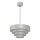 Żyrandol na lince RINGS 1xE27/15W/230V chrom błyszczący