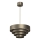 Żyrandol na lince RINGS 1xE27/15W/230V mosiądz