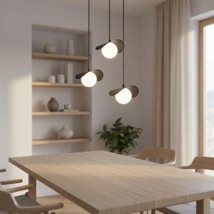 Žyrandol na lince RITUAL 3xG9/8W/230V czarny