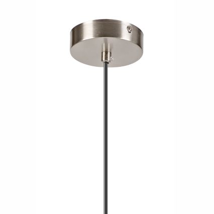 Żyrandol na lince ROLLO 1xE14/5W/230V matowy chrom/dymny