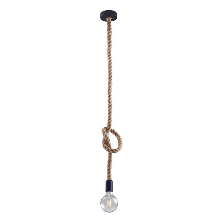 Żyrandol na lince ROPE 1xE27/12W/230V
