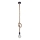 Żyrandol na lince ROPE 1xE27/12W/230V