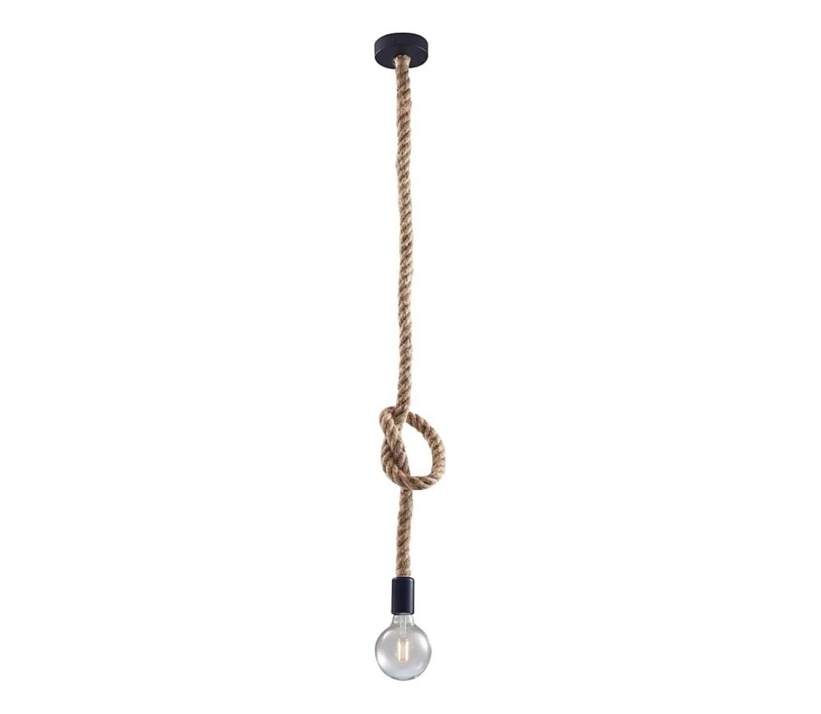 Żyrandol na lince ROPE 1xE27/12W/230V