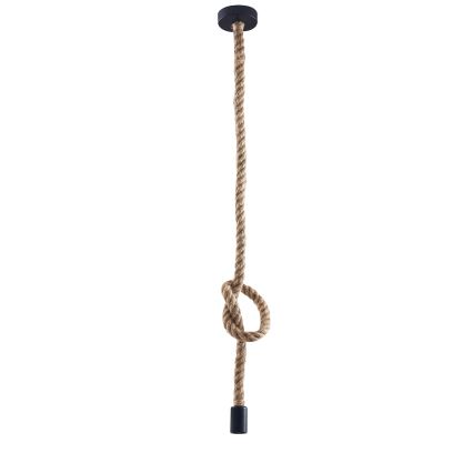 Żyrandol na lince ROPE 1xE27/12W/230V