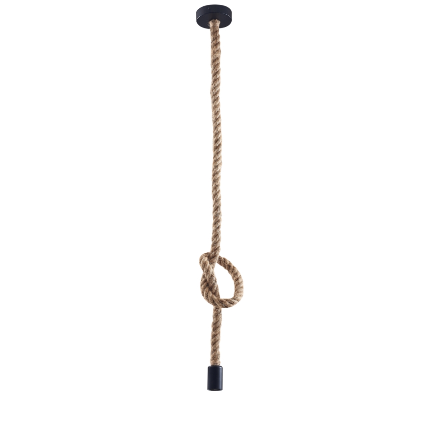 Żyrandol na lince ROPE 1xE27/12W/230V