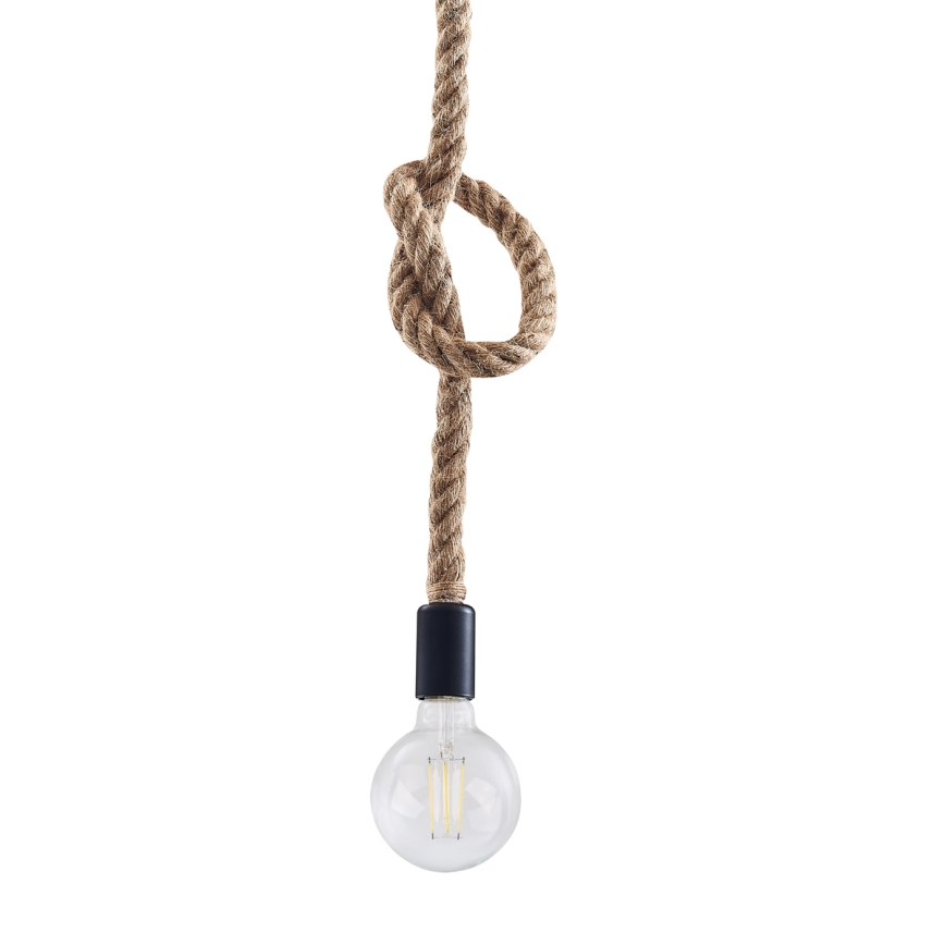 Żyrandol na lince ROPE 1xE27/12W/230V