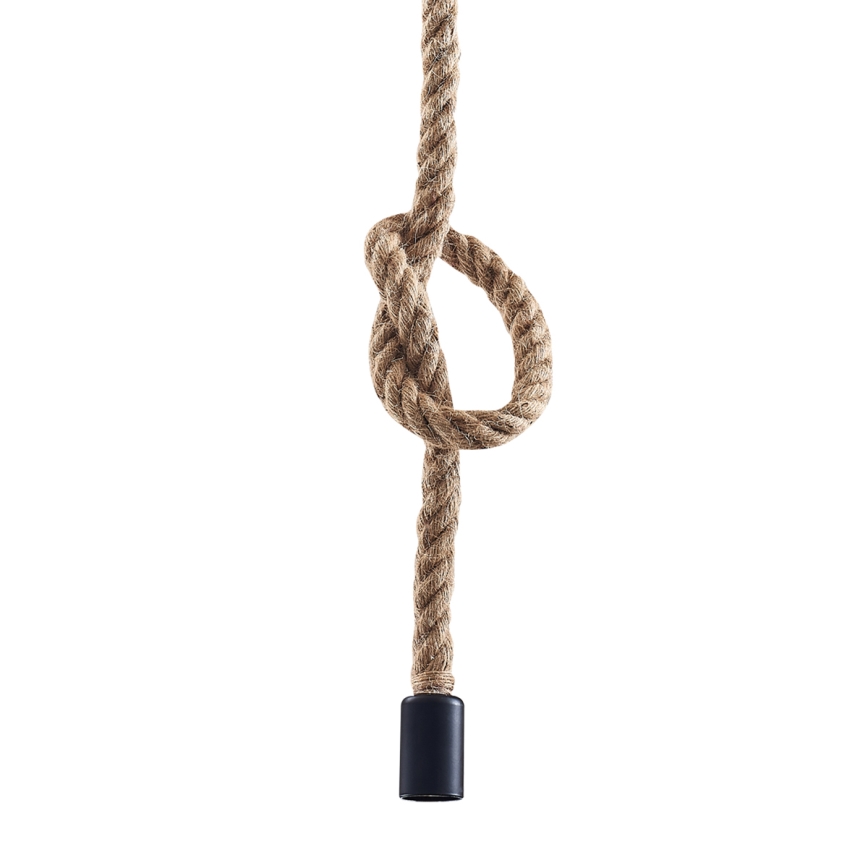 Żyrandol na lince ROPE 1xE27/12W/230V