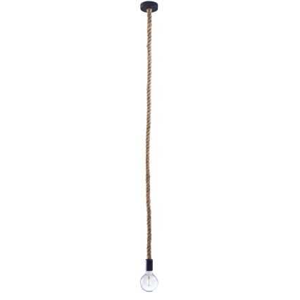 Żyrandol na lince ROPE 1xE27/12W/230V
