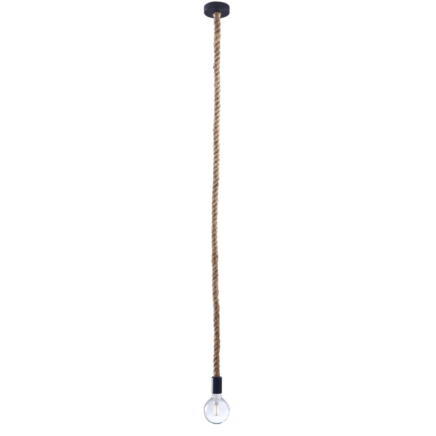 Żyrandol na lince ROPE 1xE27/12W/230V