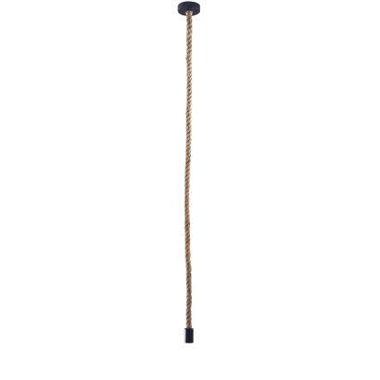 Żyrandol na lince ROPE 1xE27/12W/230V