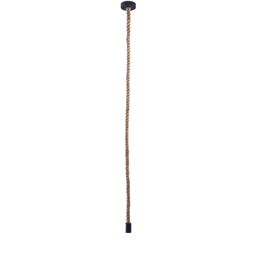 Żyrandol na lince ROPE 1xE27/12W/230V