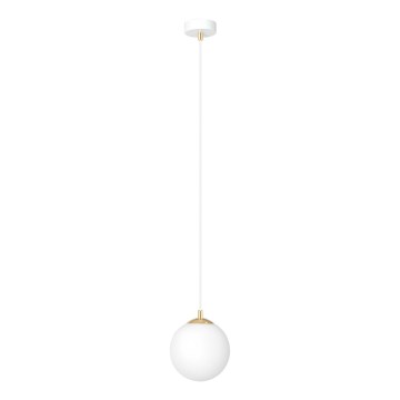 Żyrandol na lince ROYAL 1xE14/10W/230V śr. 14 cm biały