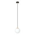 Żyrandol na lince ROYAL 1xE14/10W/230V śr. 14 cm czarny