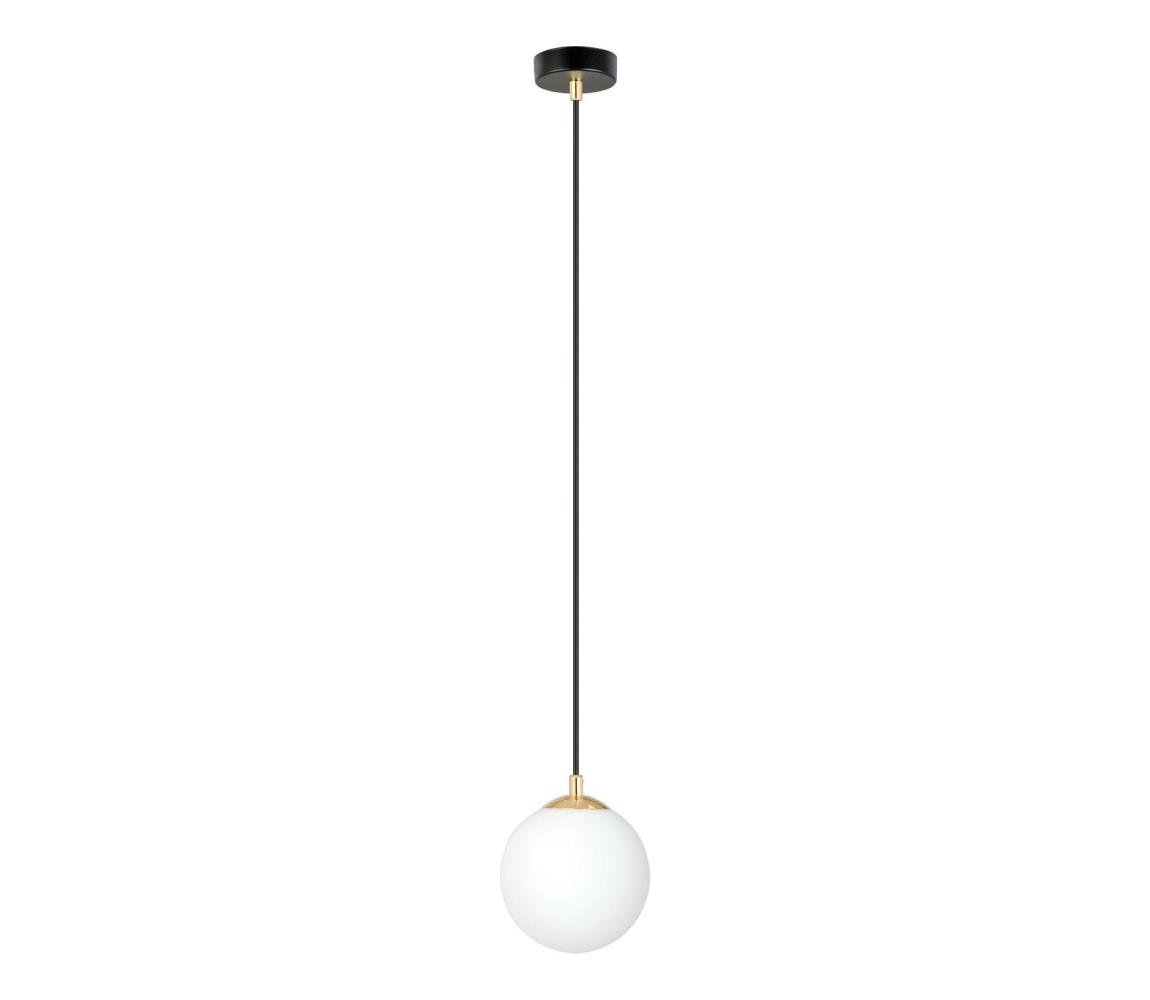 Żyrandol na lince ROYAL 1xE14/10W/230V śr. 14 cm czarny