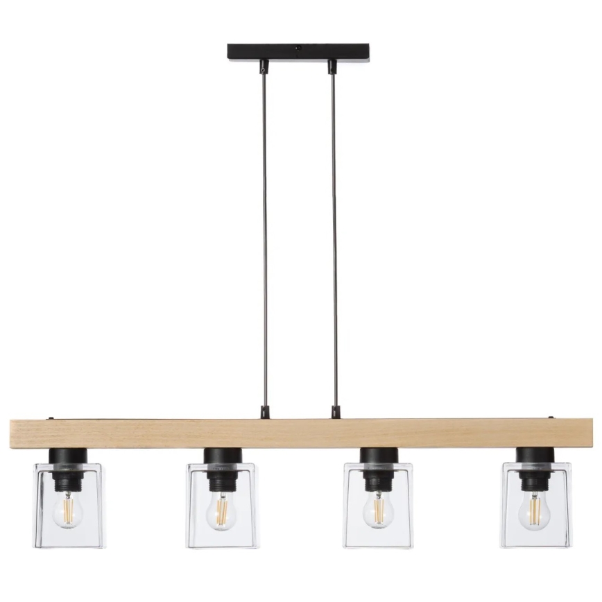 Żyrandol na lince RUSTIC RADIANCE 4xE27/60W/230V