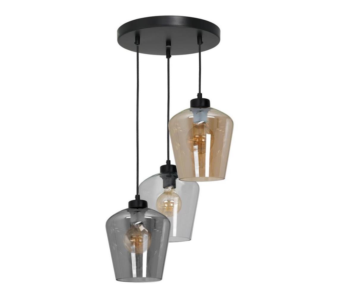 Żyrandol na lince SANTIAGO 3xE27/60W/230V miks
