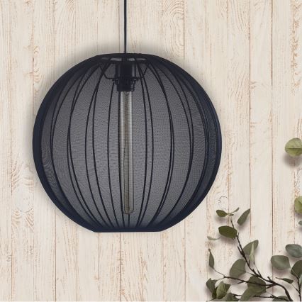 Żyrandol na lince SENSAI 1xE27/20W/230V śr. 40 cm czarne